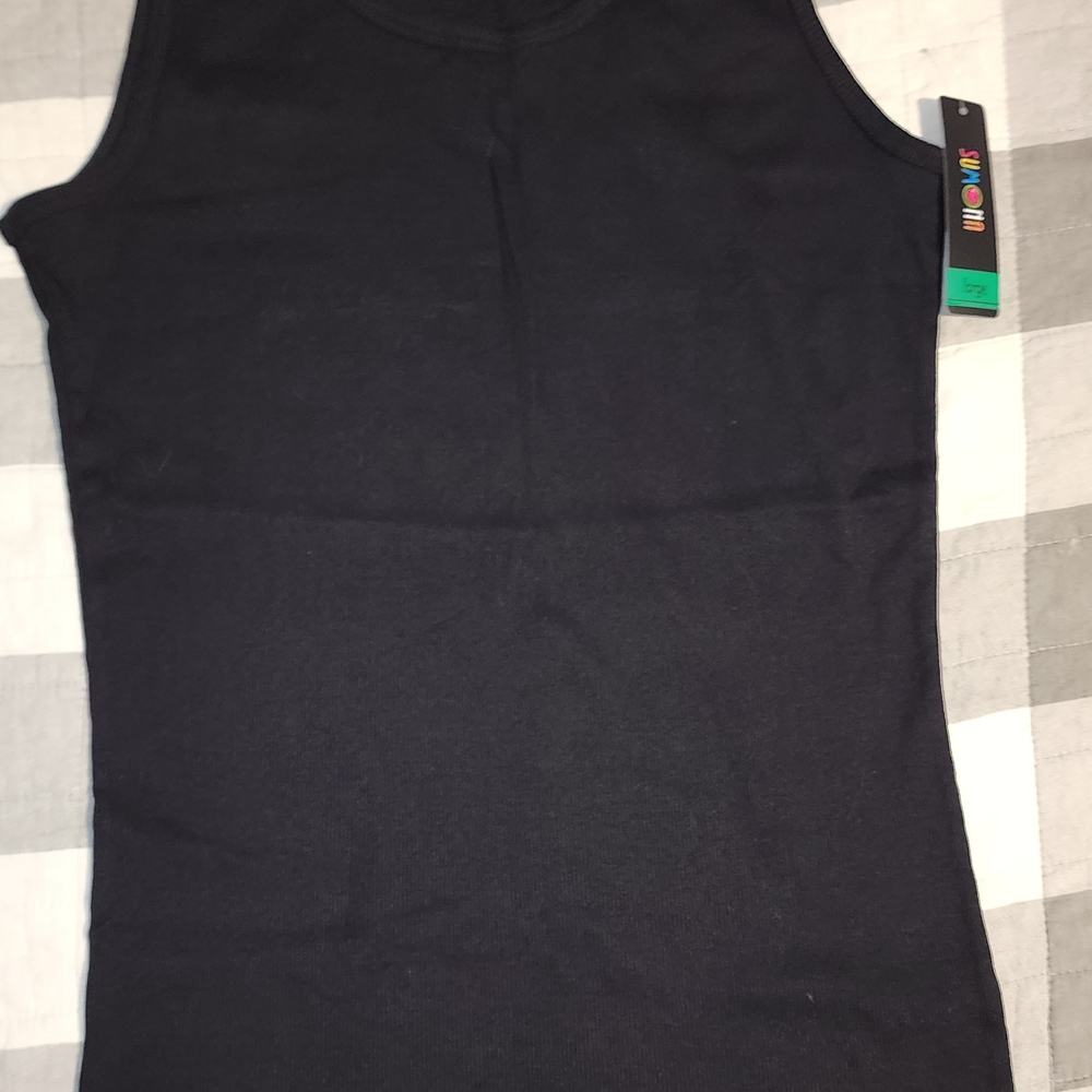 Black Sleeveless Women's Top